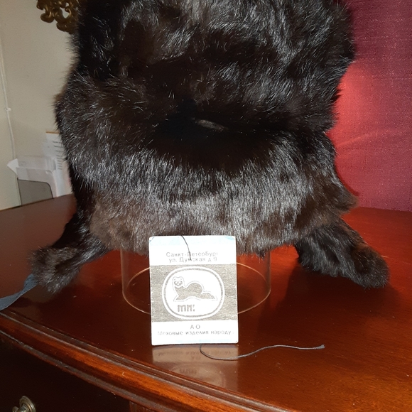 Genuine Mink Russian Winter Hat - Picture 2 of 4